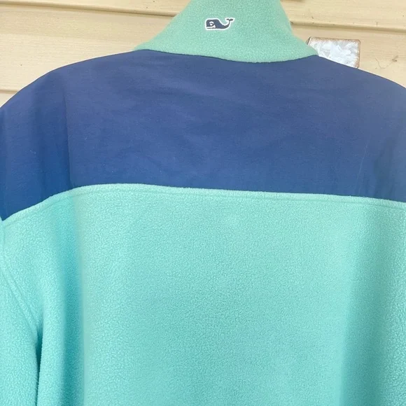 Vineyard vines 1/4 button pullover fleece jacket for men